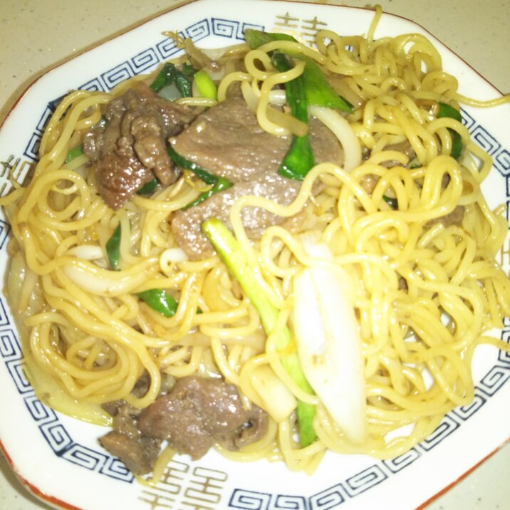 ジンギスカン焼きそば